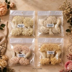 POLLANS FLOWER OFF WHITE NO.3 (4 BUNCH)