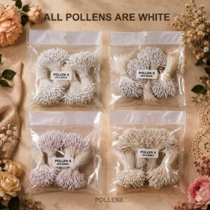 POLLANS FLOWER WHITE NO.3 (4 BUNCH)