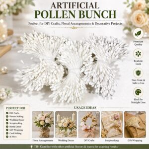 POLLANS FLOWER WHITE NO.A (1 BUNCH)