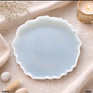 SILICON RESIN MOULD ROUND AGATE 4 INCH [1PC]-RM01
