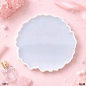 SILICON RESIN MOULD ROUND AGATE 6 INCH [1PC]-RM03